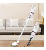 Cordless Vacuum Cleaner – Rechargeable Stick Vacuum 22V Li-Ion Battery, 20kPa Suction, Bagless 0.6L Dust Cup | LED Headlight, Multi-Surface Brush, 40min Runtime | UAE Home Quick Clean Essential 